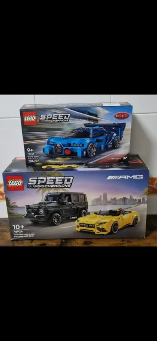 Lego Speed Champions 2 Cajas Bugatti y Mercedes