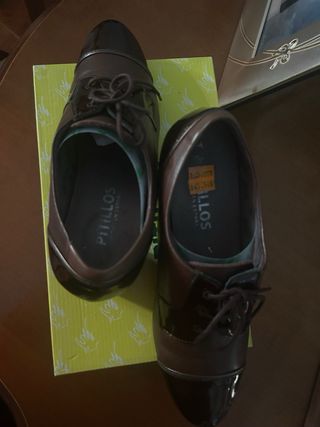 Zapatos Pitillos Marrones Talla 38