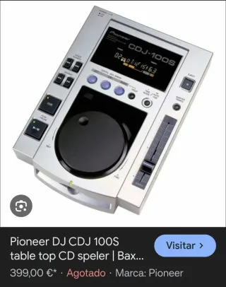 Pioneer CDJ-100S Reproductor CD DJ