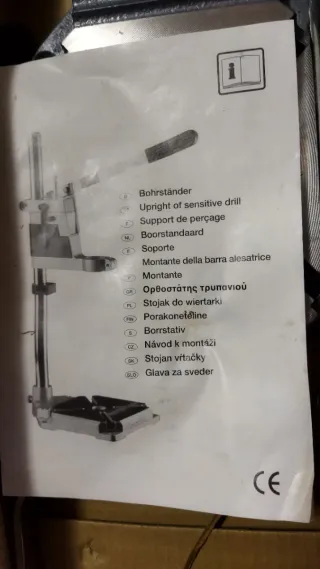 Soporte de pie para taladro con tope profundidad