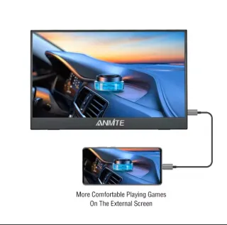 Monitor Portátil ANMTE 14 Táctil