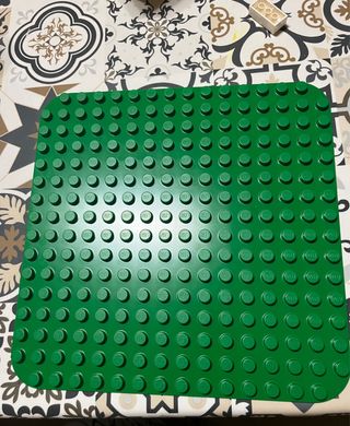 Placas Base Lego Duplo Verdes De 25,5x25,5cm