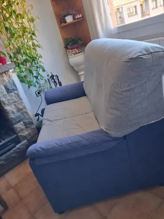 Sofá de 2 plazas tela