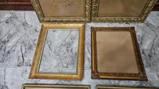 Conjunto 8 Marcos Antiguos con Cristal