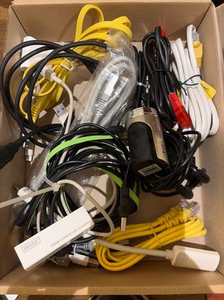 Pack Cables USB, Red, Webcam y Adaptador