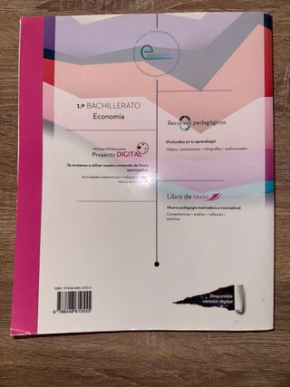 LA. Economia 1 Bachillerato. Libro alumno. ANDA...