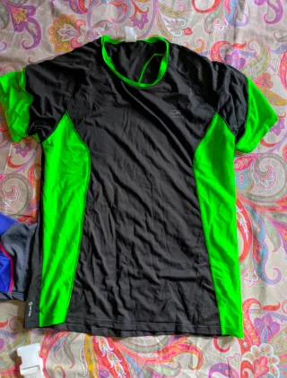 Lote 4 camisetas running usadas tallas M y L