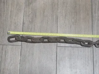 Cadena gruesa de hierro macizo