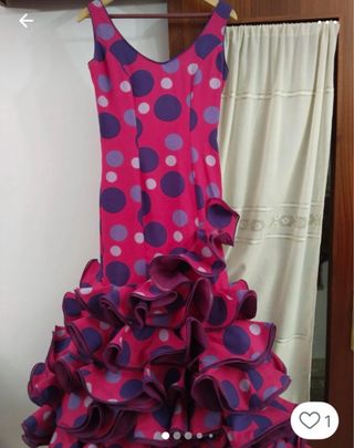 Vestido de flamenca con lunares