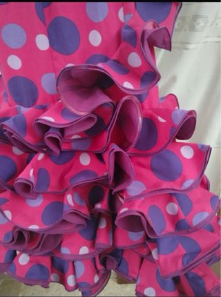 Vestido de flamenca con lunares