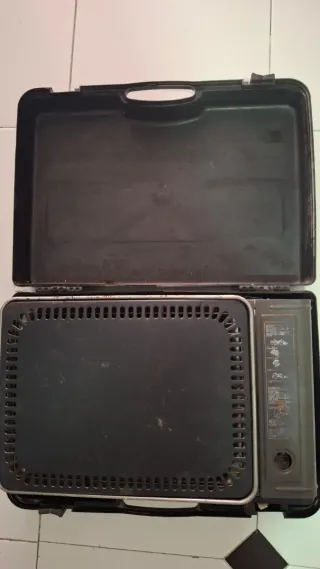 Barbacoa Gas Compacta Negra