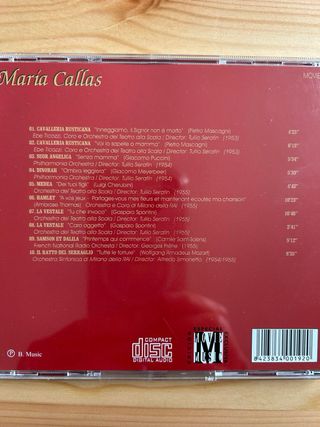 Lote de 5 CDs de María Callas.