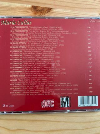 Lote de 5 CDs de María Callas.