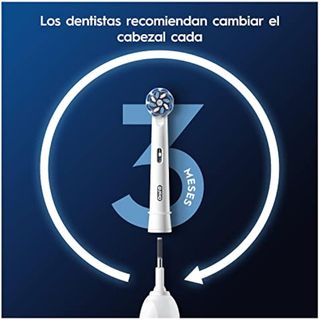 Oral-B Pro Sensitive Clean Recambios ORIGINALES NUEVO, CAJA ABIERTA,para Cepillo de Dientes Eléctrico Oral B, Pack de 8 Cabezales, Filamentos Ultrasuaves Blanco (Tamaño Buzón)