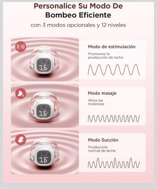 Sacaleches Eléctrico Nuevo, manos libres