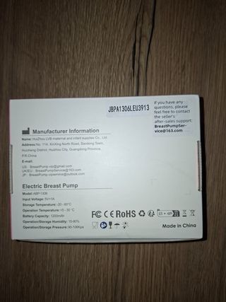 Sacaleches Eléctrico Nuevo, manos libres