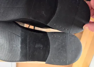 Zapatos vintage Derby Suela Madera Tachuelas