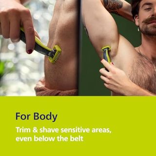 Philips OneBlade 360 Auténtico Barbero, NUEVO, CAJA ABIERTA- afeitadora y recortadora eléctrica facial y corporal, 3x 360 cuchillas, 3x peine para barba incipiente (1,3,5mm), 1x kit corporal, QP28...