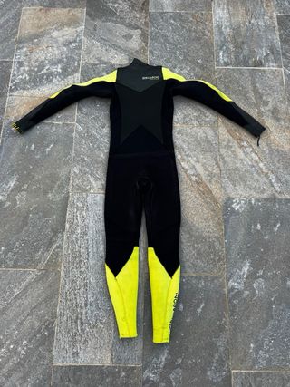 Traje de neopreno Billabong amarillo y negro