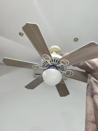 Ventilador de techo madera