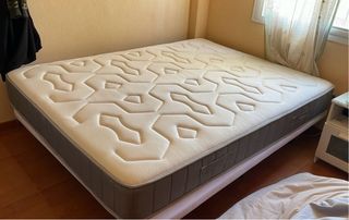 Colchón 150x200 + Base Tapizada