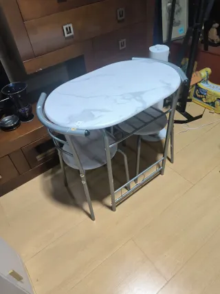 Mesa y 2 Sillas Nuevas