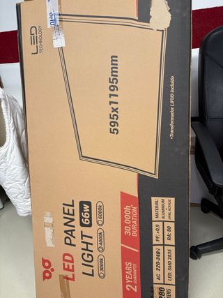 Panel LED 595x1195mm 66W