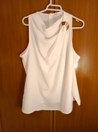 Camisa sin mangas mujer