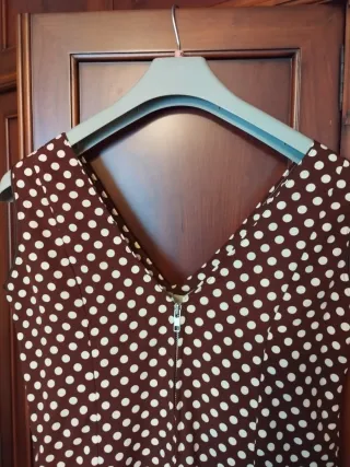 Traje de flamenca con flecos