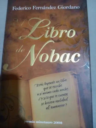 El libro de Nobac - Premio Minotauro 2008