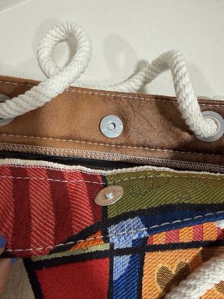 Tote bag de tela con estampado de gato