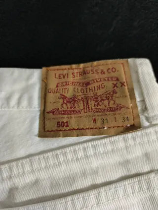 Levi's 501 Blancos USA 1991 Deadstock