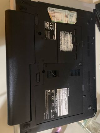 Ordenador portátil Toshiba Negro/Plateado Packard