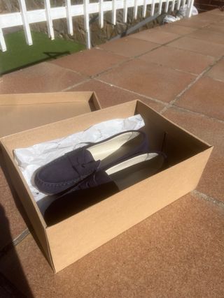 Mocasines niño azul marino talla 35