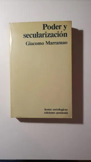 Poder y secularización. Giacomo Marramao