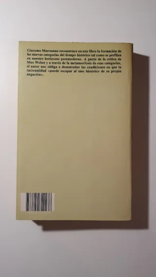 Poder y secularización. Giacomo Marramao