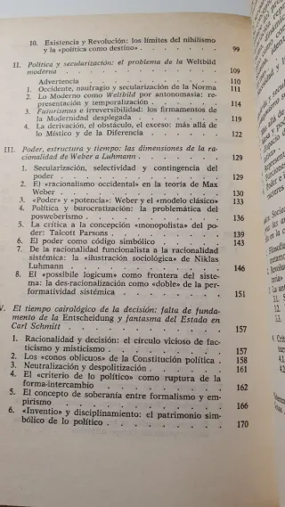 Poder y secularización. Giacomo Marramao