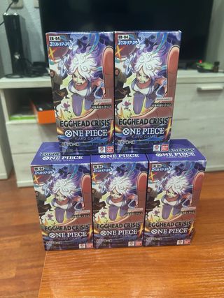 5 Cajas One Piece EB-04 Egghead Crisis