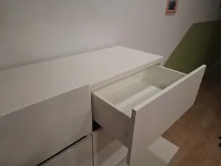 Mueble de salón comedor blanco