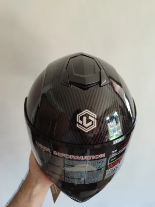 Casco integral M pintura carbono