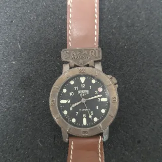 Orologio Safari Trophy Acciaio e Pelle