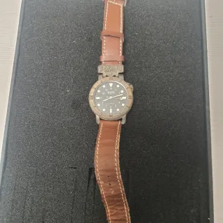 Orologio Safari Trophy Acciaio e Pelle