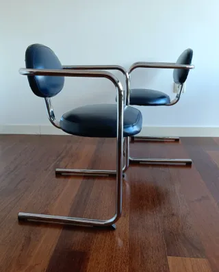 SILLAS VINTAGE CANTILEVER