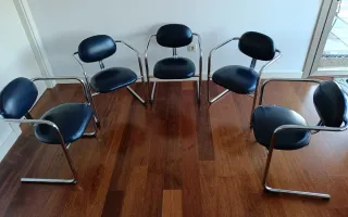 SILLAS VINTAGE CANTILEVER