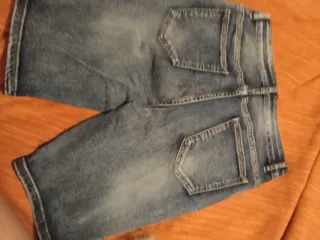 Shorts vaqueros desgastados