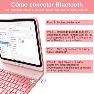 AMZCaSE FUNDA TECLADO IPAD A16 11Gen  + Metapen A8