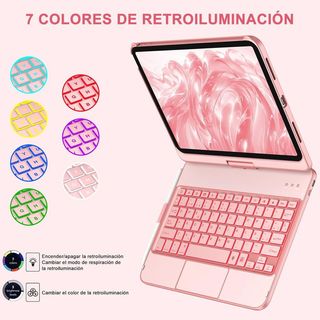 AMZCaSE FUNDA TECLADO IPAD A16 11Gen  + Metapen A8