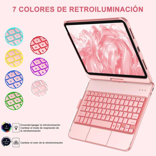 AMZCaSE FUNDA TECLADO IPAD A16 11Gen  + Metapen A8