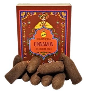 Conos Incienso Reflujo Canela Golden India