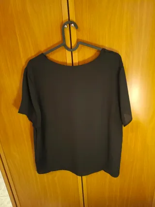 Camisa negra Shein mujer